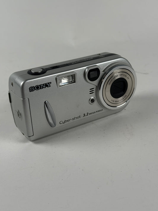 Sony Cyber-shot DSC-P72 3.2MP Digital Camera - Silver