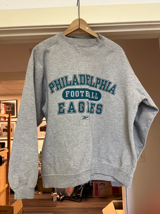 Vintage Eagles Reevok Sport Sweatshirt Crewneck NFL Large