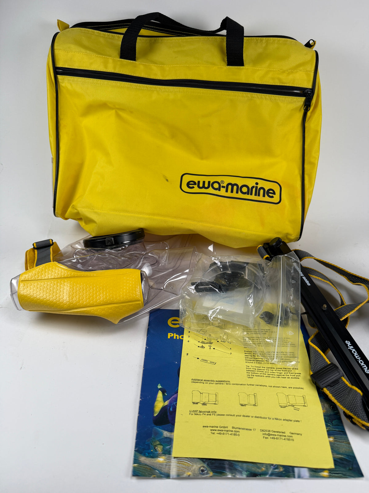 U-AX Ewa Marine Underwater Camera Housing 60ft Depth Underwater Photography SLR