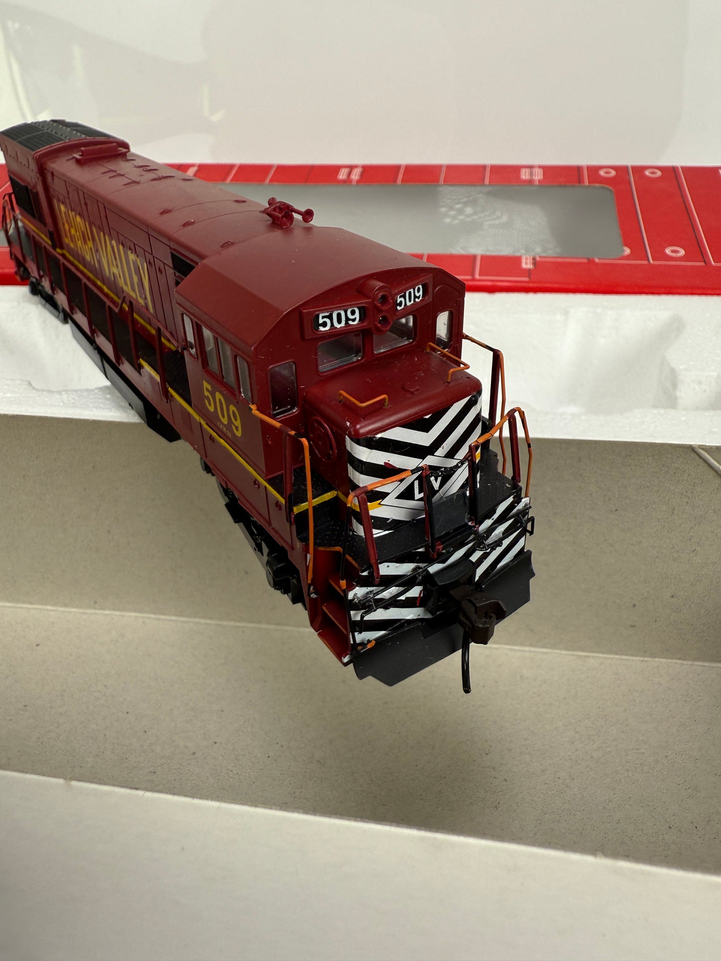 Atlas HO Lehigh Valley 509 U32B Locomotive low noise