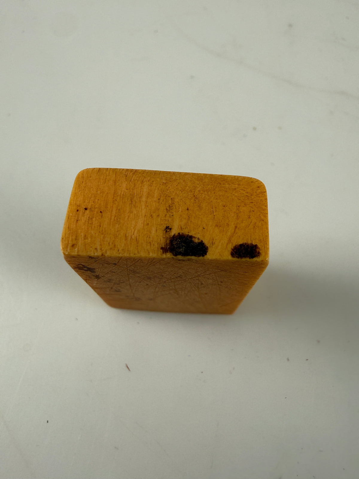 Mahjong Vintage Butterscotch Bakelite #5 Tile
