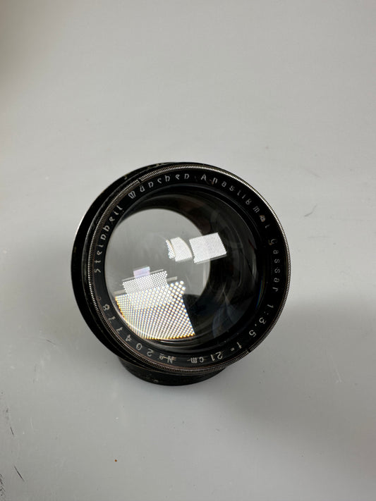 Steinheil Munchen Anastigmat Cassar 21cm f3.5 lens