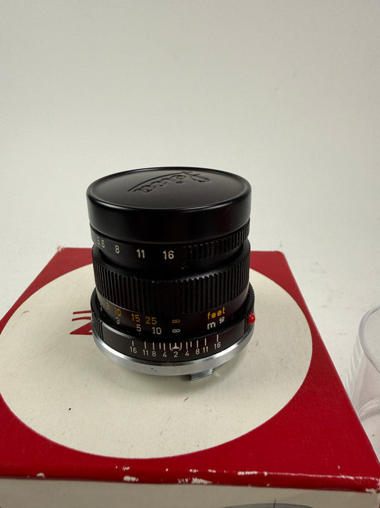 Leica M mount 50mm F2 Summicron V3 version 3 lens