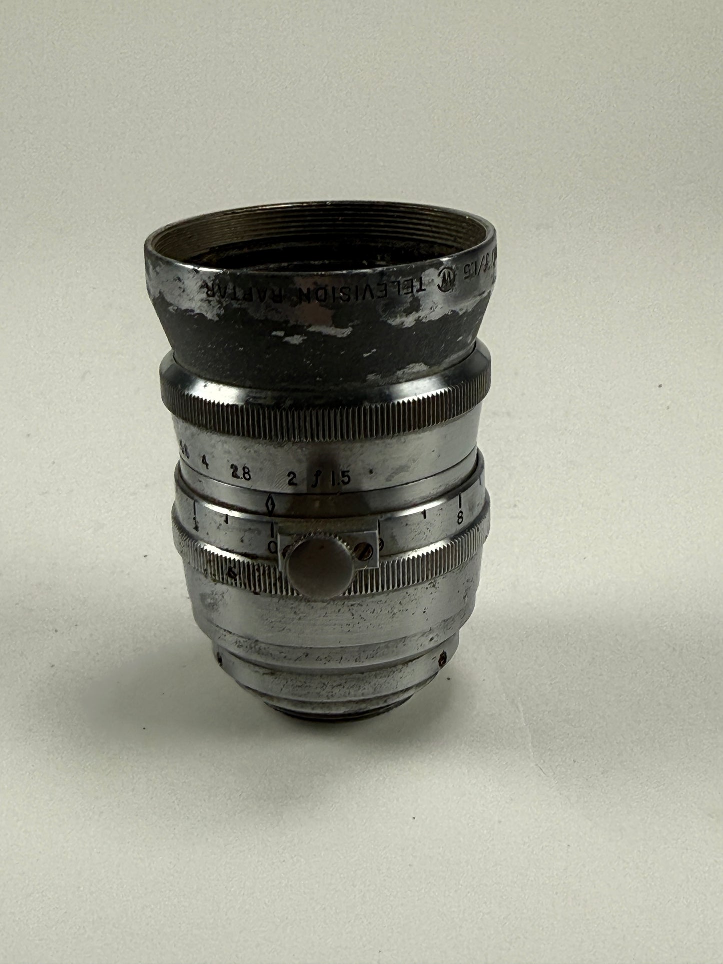 Wollensak Television Raptar 2.04 Inch 51.8mm F1.5 C Mount Lens Camera Adap M4/3 BMPCC Bolex RARE