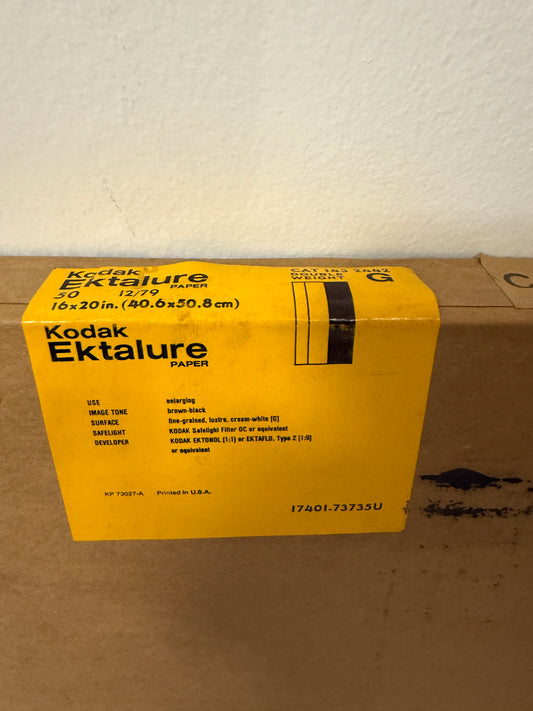 Kodak Ektalure G Double weight Photo Paper 50 Sheets 16x20 inch