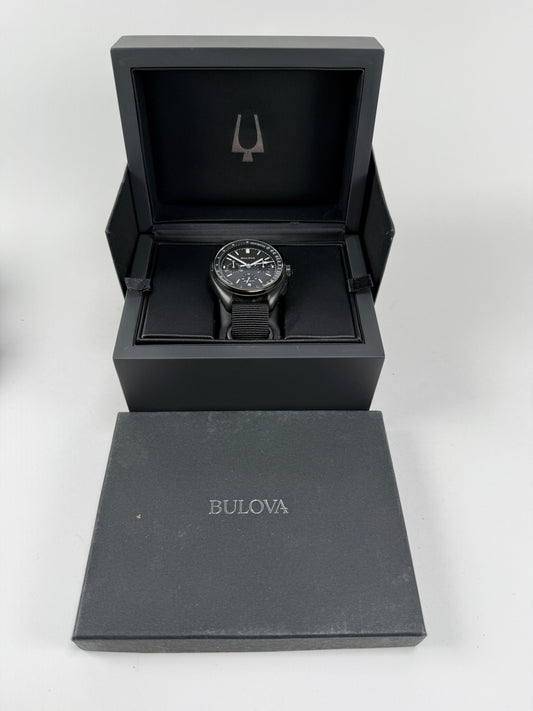 Bulova Apollo 15 July 26th 1971 Men’s Space Special Edition Watch 98A186