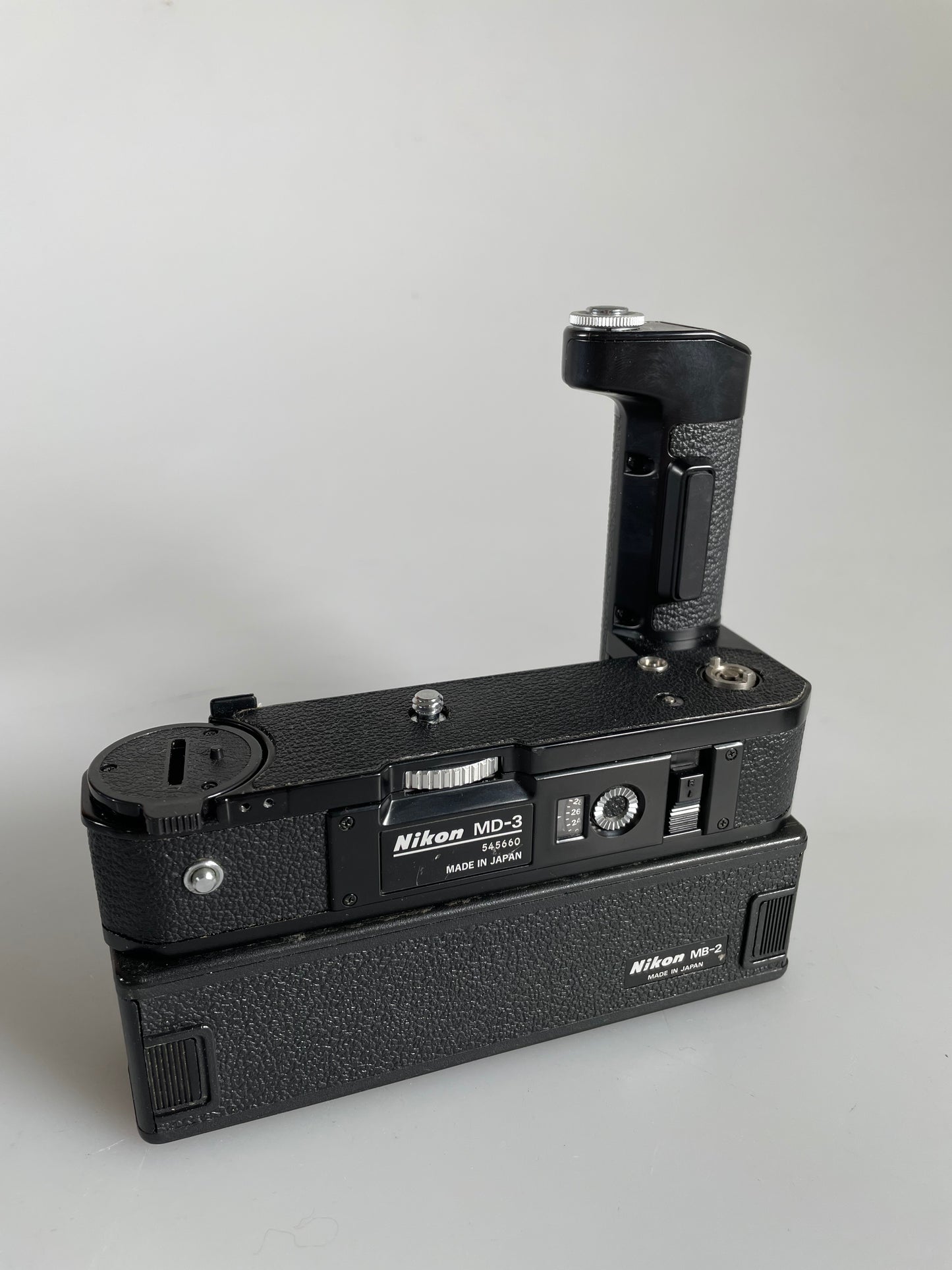 Nikon MD-3 Motor Drive + MB-2 Battery Pack for F2