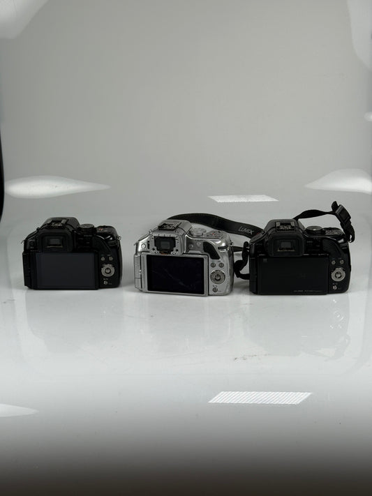 Panasonic Lumix DMC-G5 Mirrorless MFT Digital Camera Body lot of 3