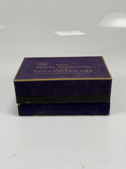 Rare Kopil Folding Bellowscope for Leica LTM and M mount