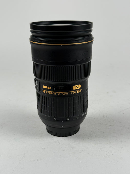 NIKON AF-S NIKKOR 24-70mm f2.8 G ED Zoom Lens