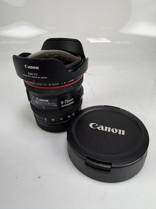 Canon EF 8-15mm f4 Fisheye L USM Lens