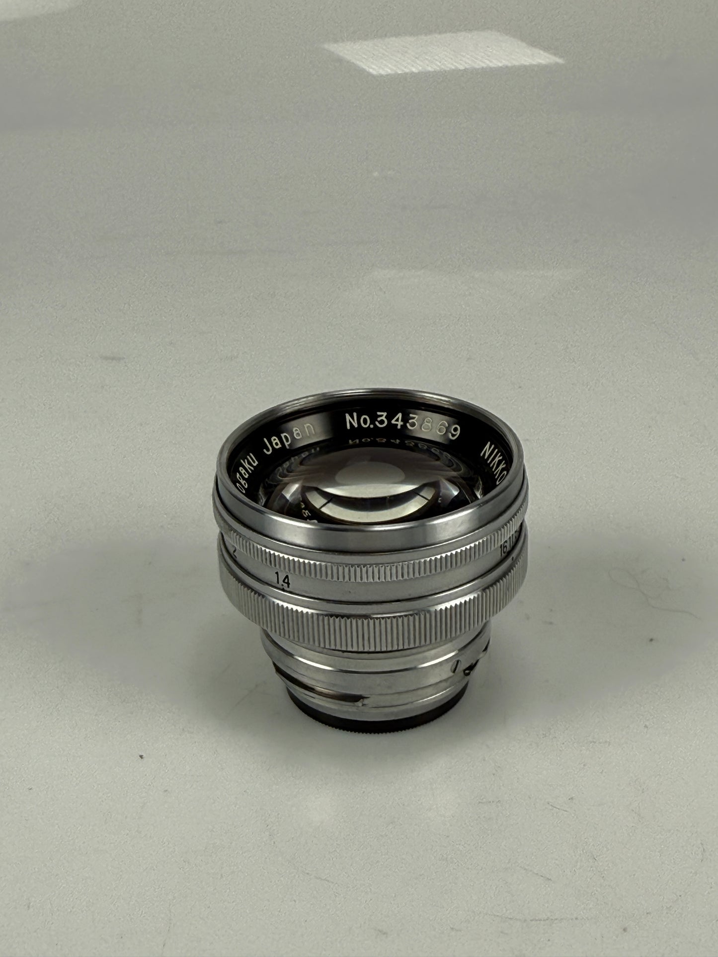 Nikon Nikkor S C 5cm 50mm f1.4 Nippon Kogaku Rangefinder Lens Chrome