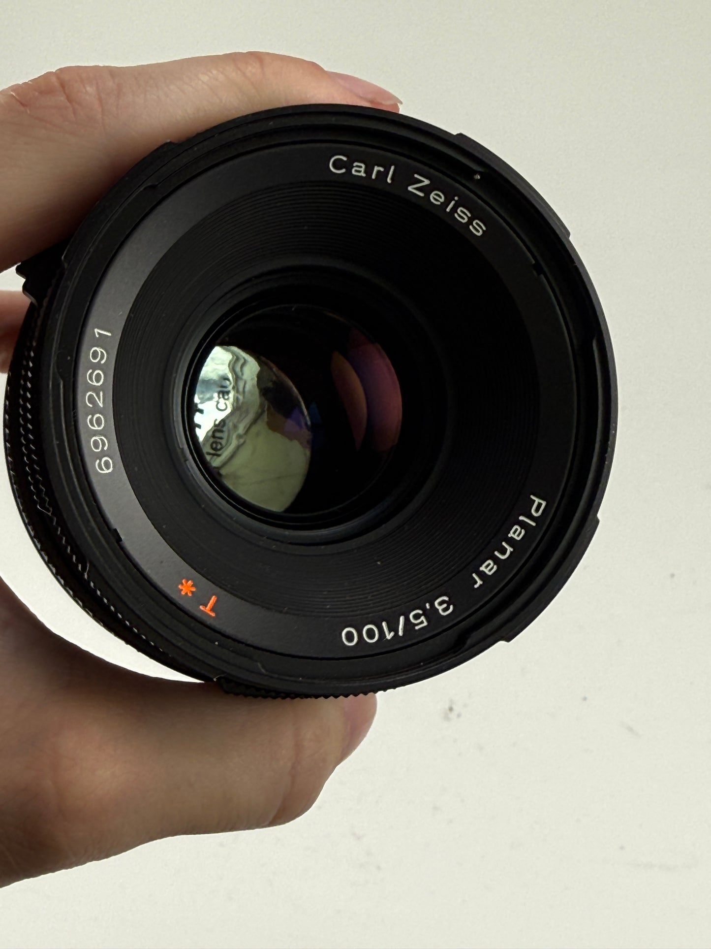 Hasselblad Carl Zeiss T* planar CF 100mm f3.5 lens