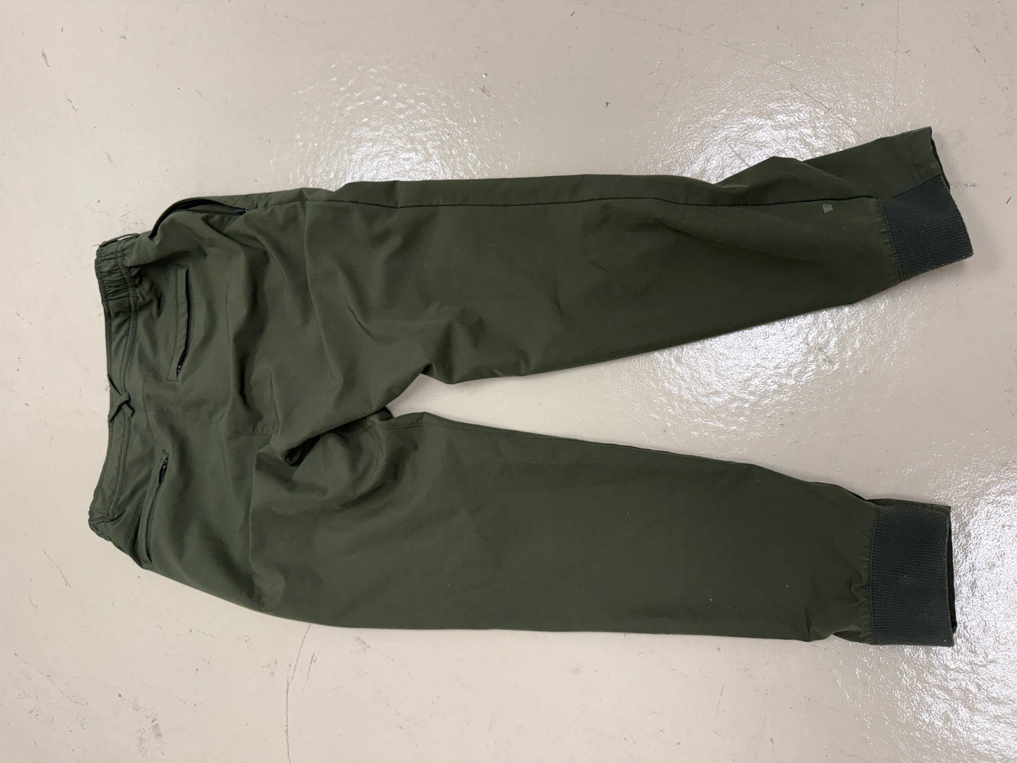 Mack Weldon Mens Medium Green Jogger Pants Flex Fabric Elastic Waist
