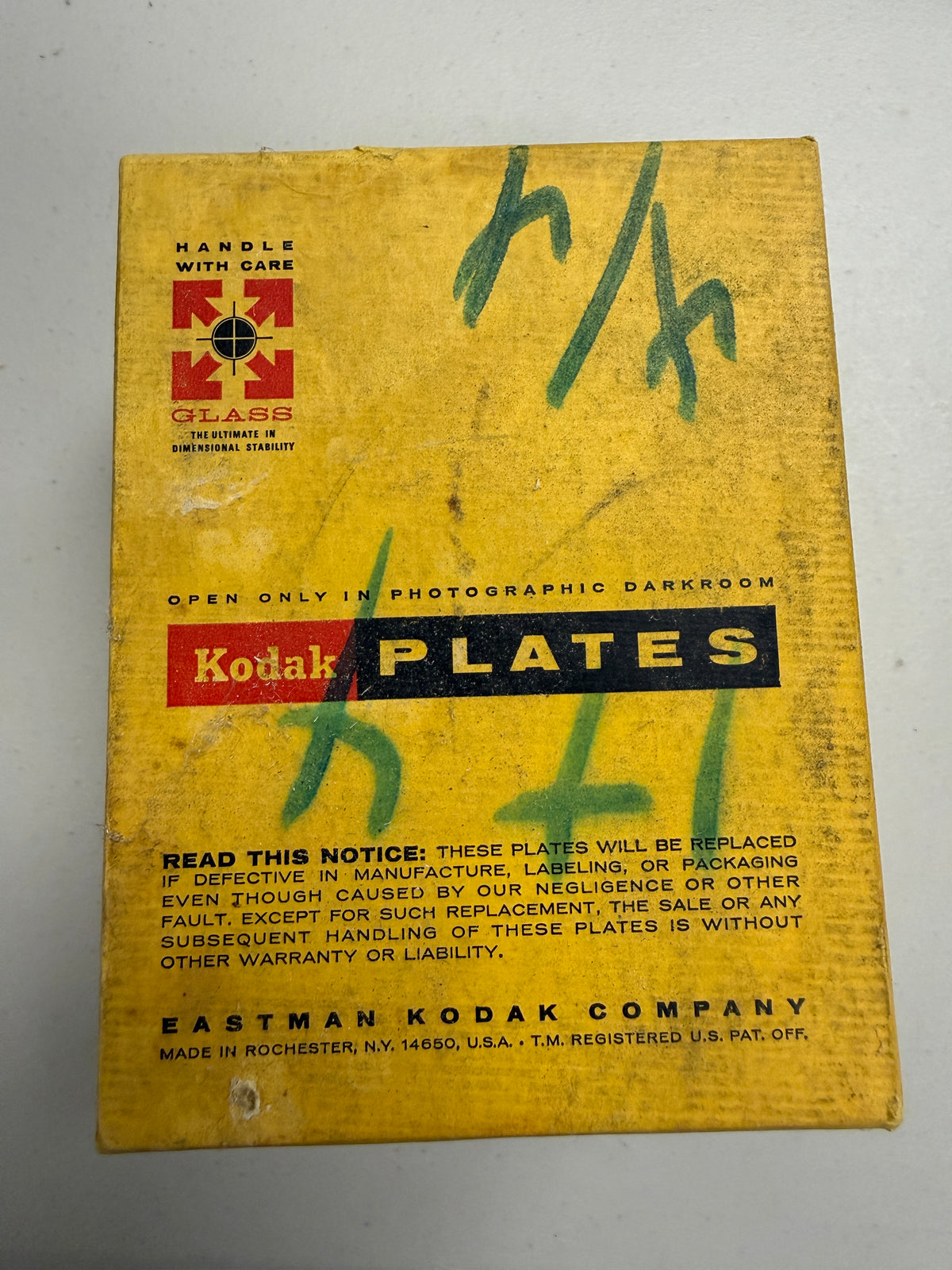 Kodak Projector Slide Plates 36 plates 3x4 3 1/4 X 4 inch glass plates