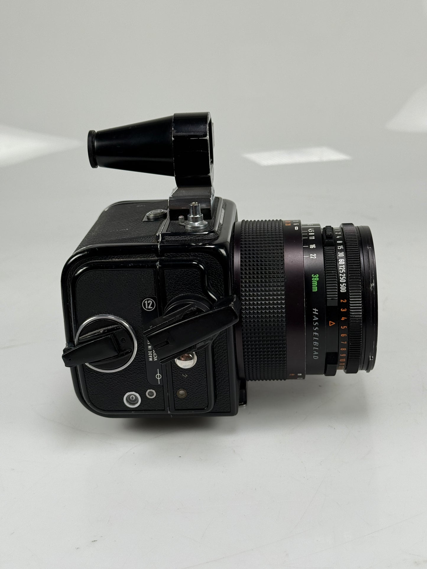 Hasselblad SWC/M Camera Biogon 38mm Lens Finder, A12 Back Black