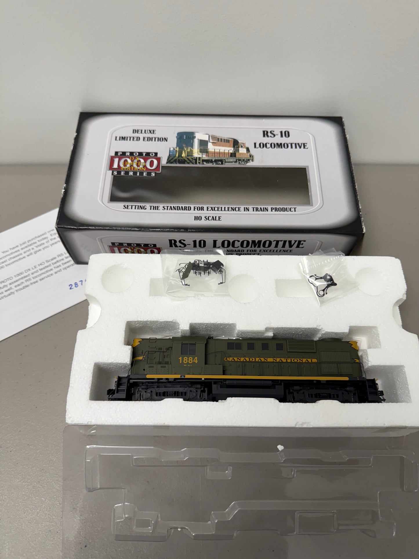 HO PROTO 1000 DX LIMITED EDITION 1 of 168 CANADIAN NATIONAL RS-10 #1884 locomotive