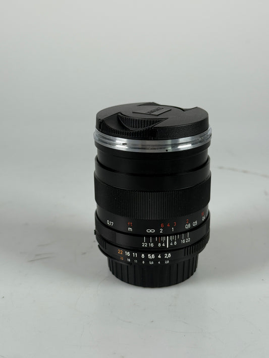 Zeiss 25mm f2.8 ZF.2 Distagon T* Lens Nikon Mount