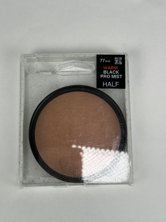 Tiffen 77mm Warm Black Pro-Mist 1/2 Filter Halation Diffusion Filter