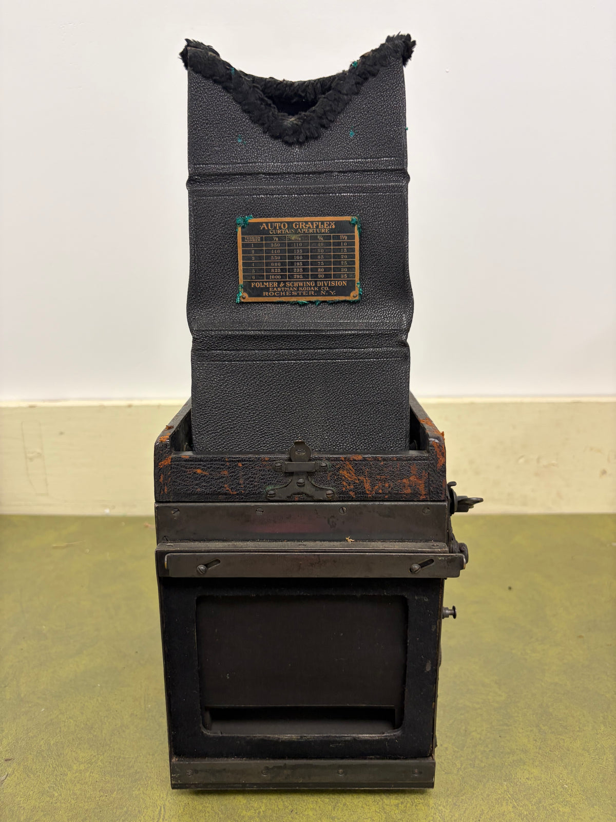 Graflex RB Auto Graflex 3x4 large format camera w/ Kodak Anastigmat lens f4.5