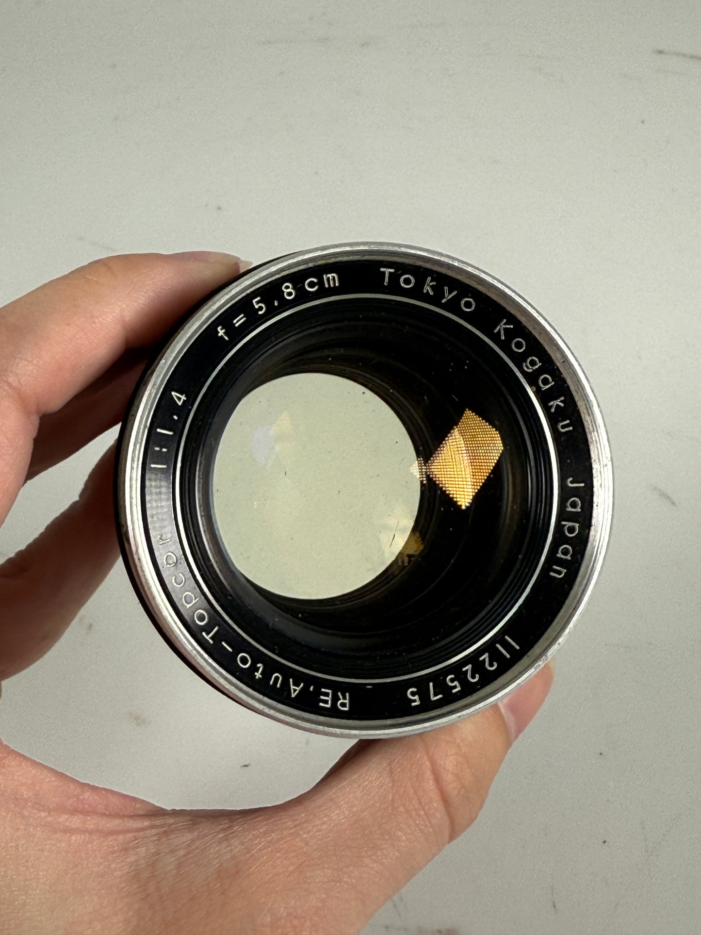 Topcon RE Auto-Topcor 5.8cm (58mm) F1.4 Lens Exakta Mount
