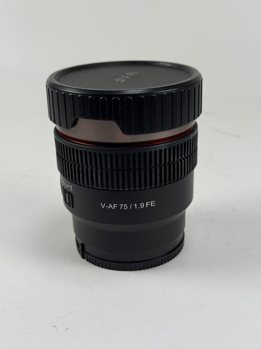 Samyang V-AF 75mm T1.9 Sony E Mount Lens