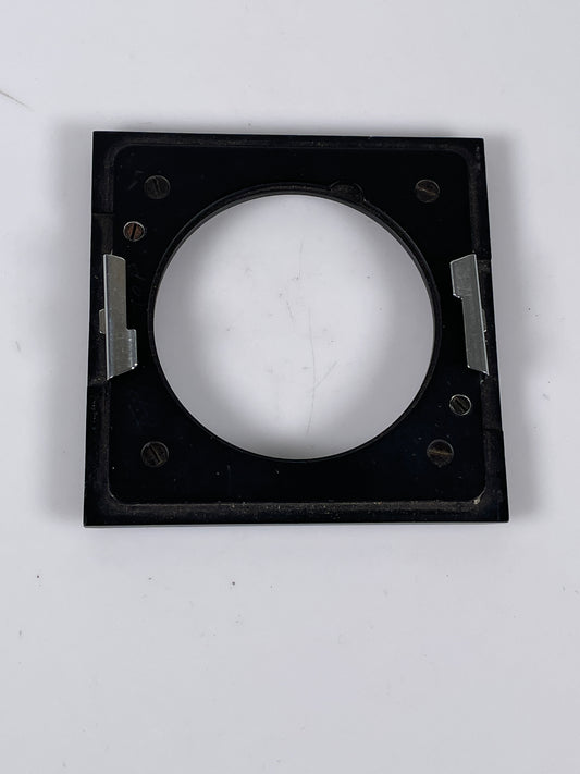 Graflex Metal Lens Board Adapter 4X4" Type "C" to 3⅝" Pressed
