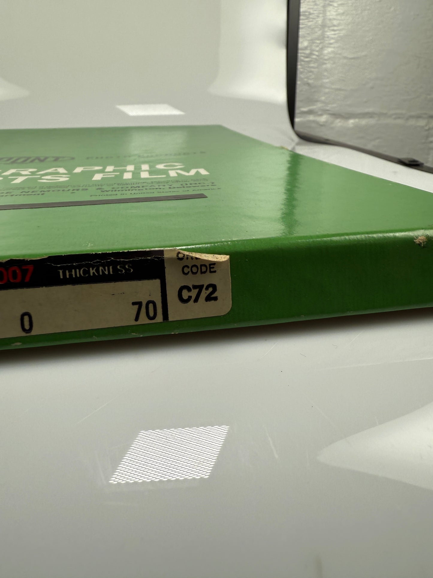 DuPont 14x17 Cronar Clear C72 6389 Base Film - 50 Sheet Box