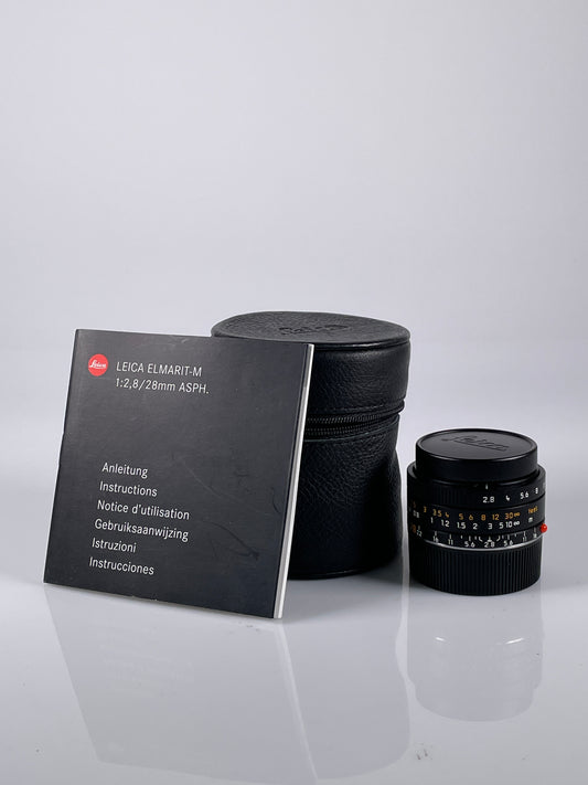 MINT LEICA ELMARIT-M ASPH 28mm f2.8 6-BIT MF LENS