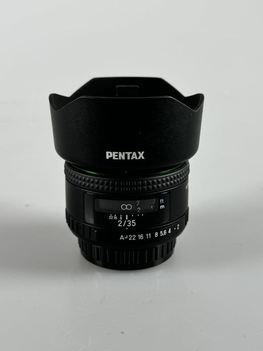 Pentax HD PENTAX-FA 35mm f2 Wide Angle Lens w/Hood