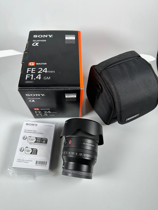 Sony FE 24mm f1.4 GM Full-Frame Ultra Wide Angle Prime G-Master Lens