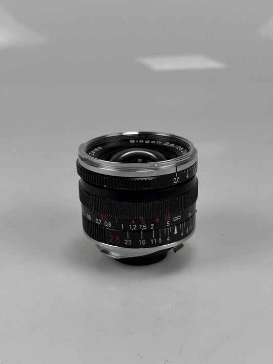 Carl Zeiss Biogon 28mm f2.8 ZM Black for Leica M