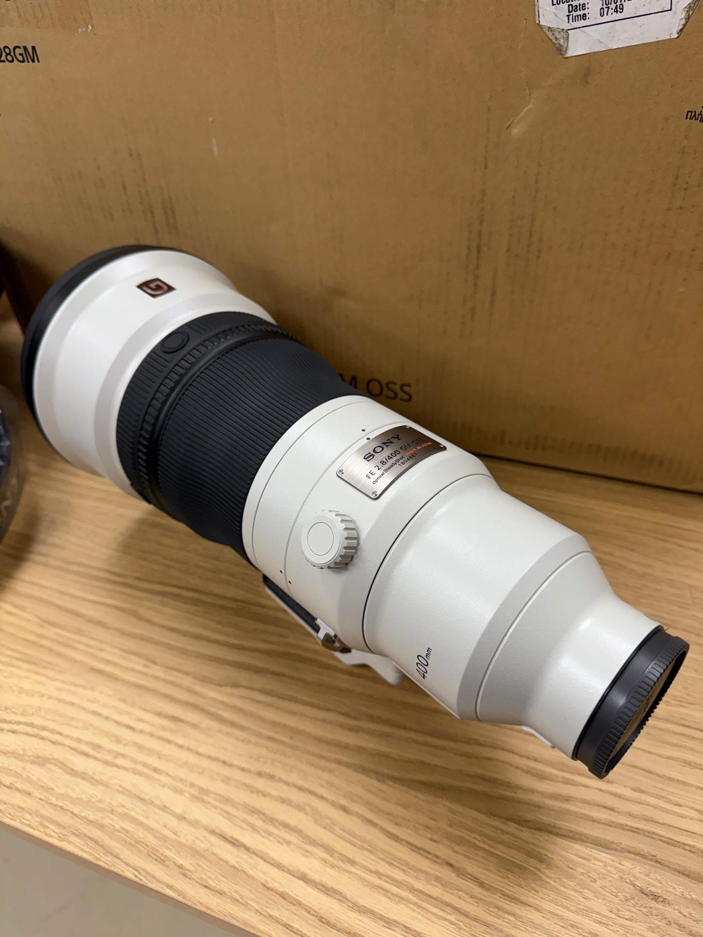 Sony FE 400mm f2.8 GM OSS Super Telephoto G master lens