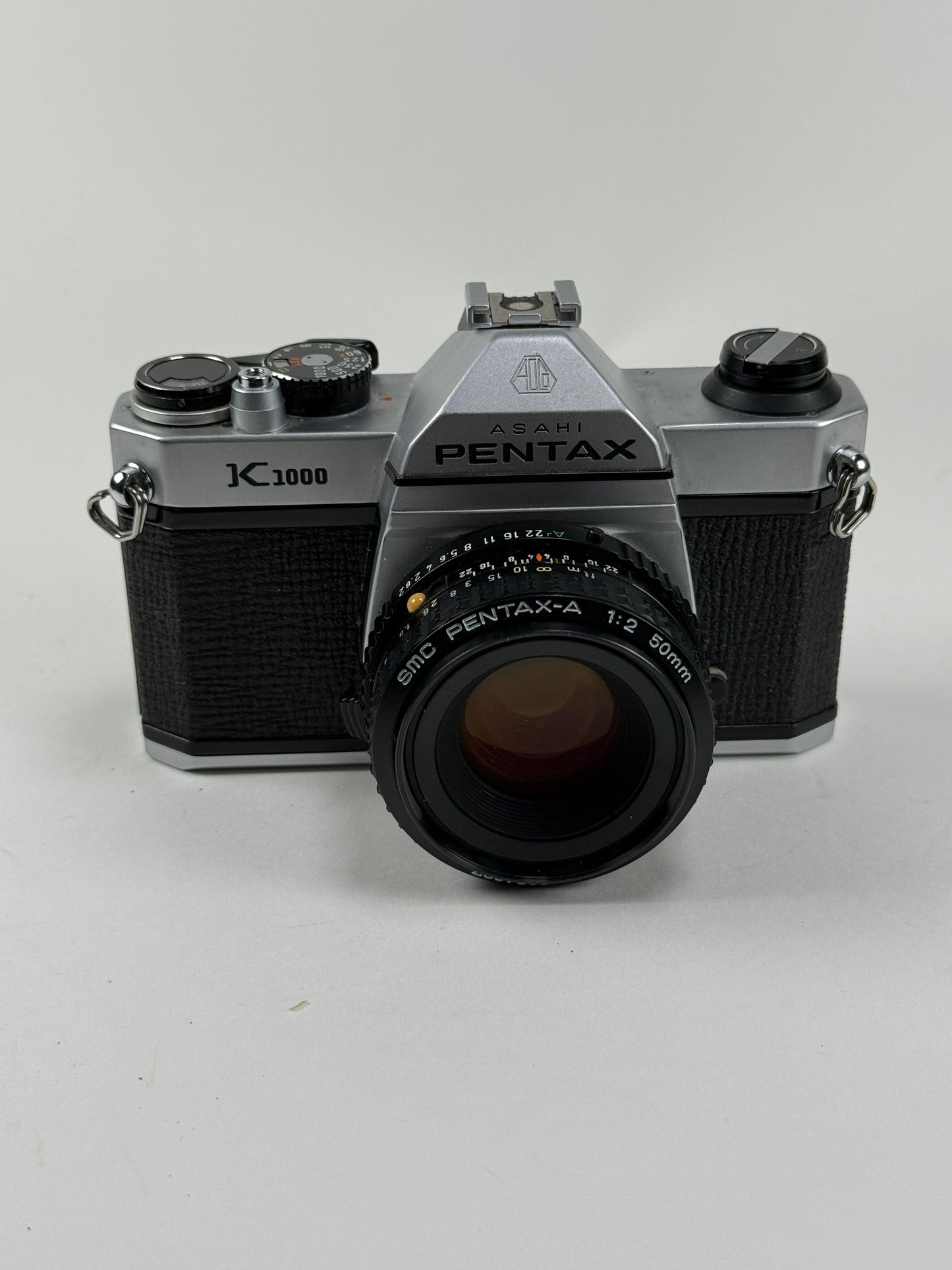 Pentax K1000 35mm SLR Camera Kit w/ 50mm f2 lens kit