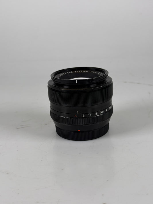 Fuji XF 35mm f1.4 R Lens digital X mount Super EBC aspherical