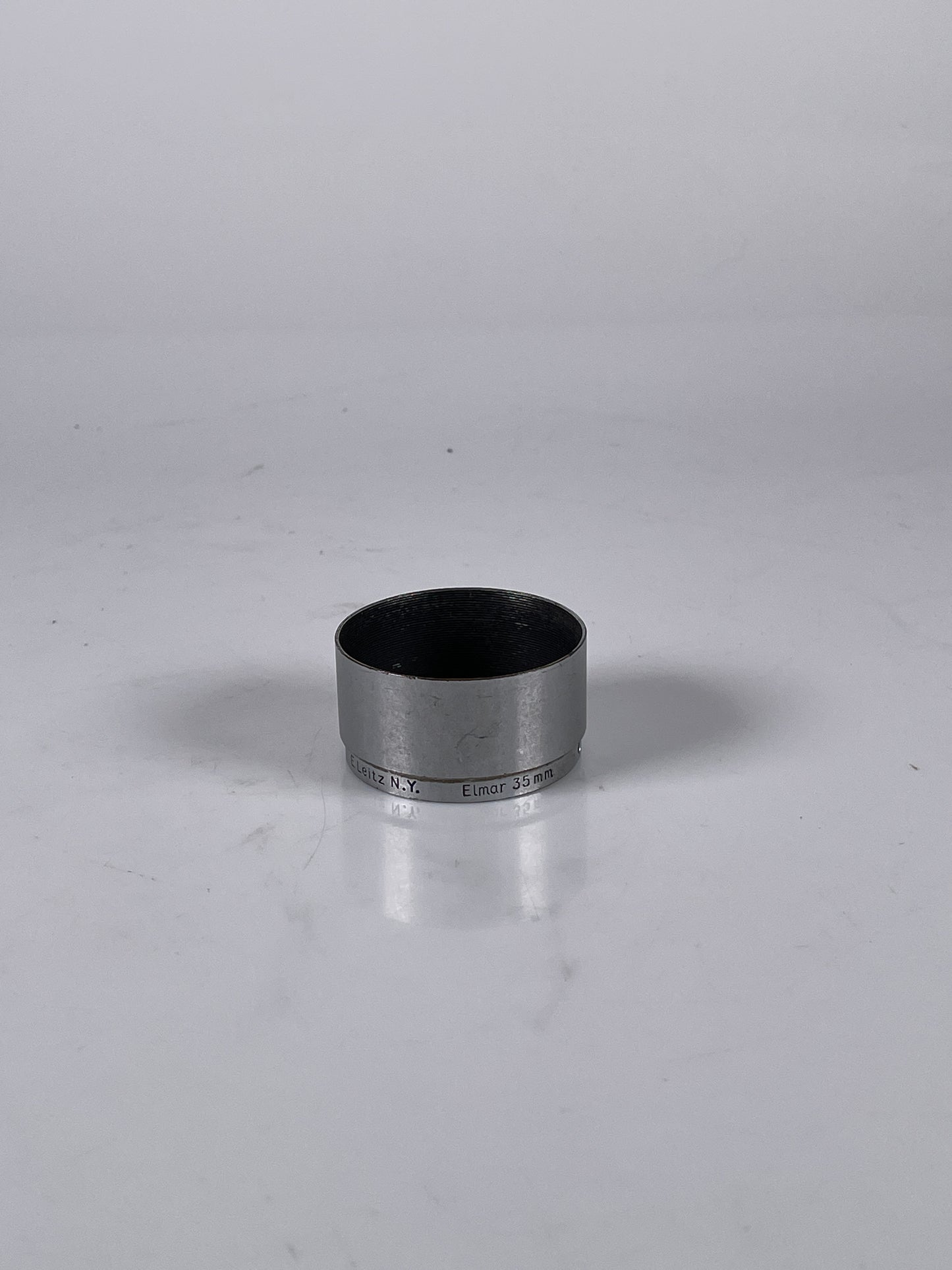Leica Chrome FLQOO E.Leitz N.Y. 50mm Elmar Hood