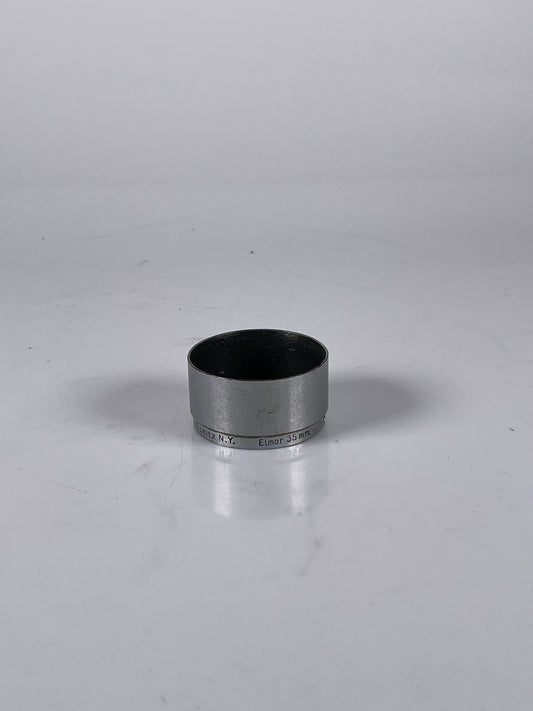 Leica Chrome FLQOO E.Leitz N.Y. 50mm Elmar Hood