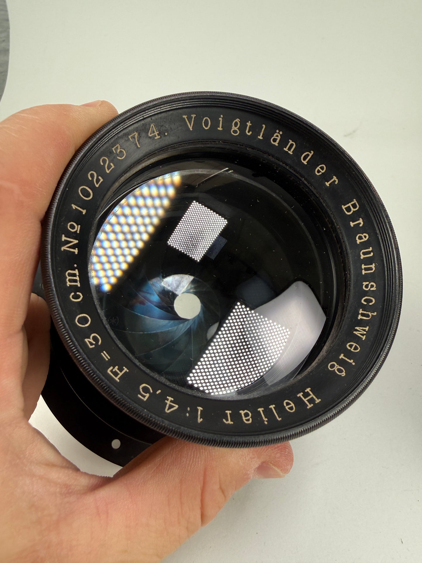 Voigtlander Heliar 30cm f4.5 Large Format Barrel Lens