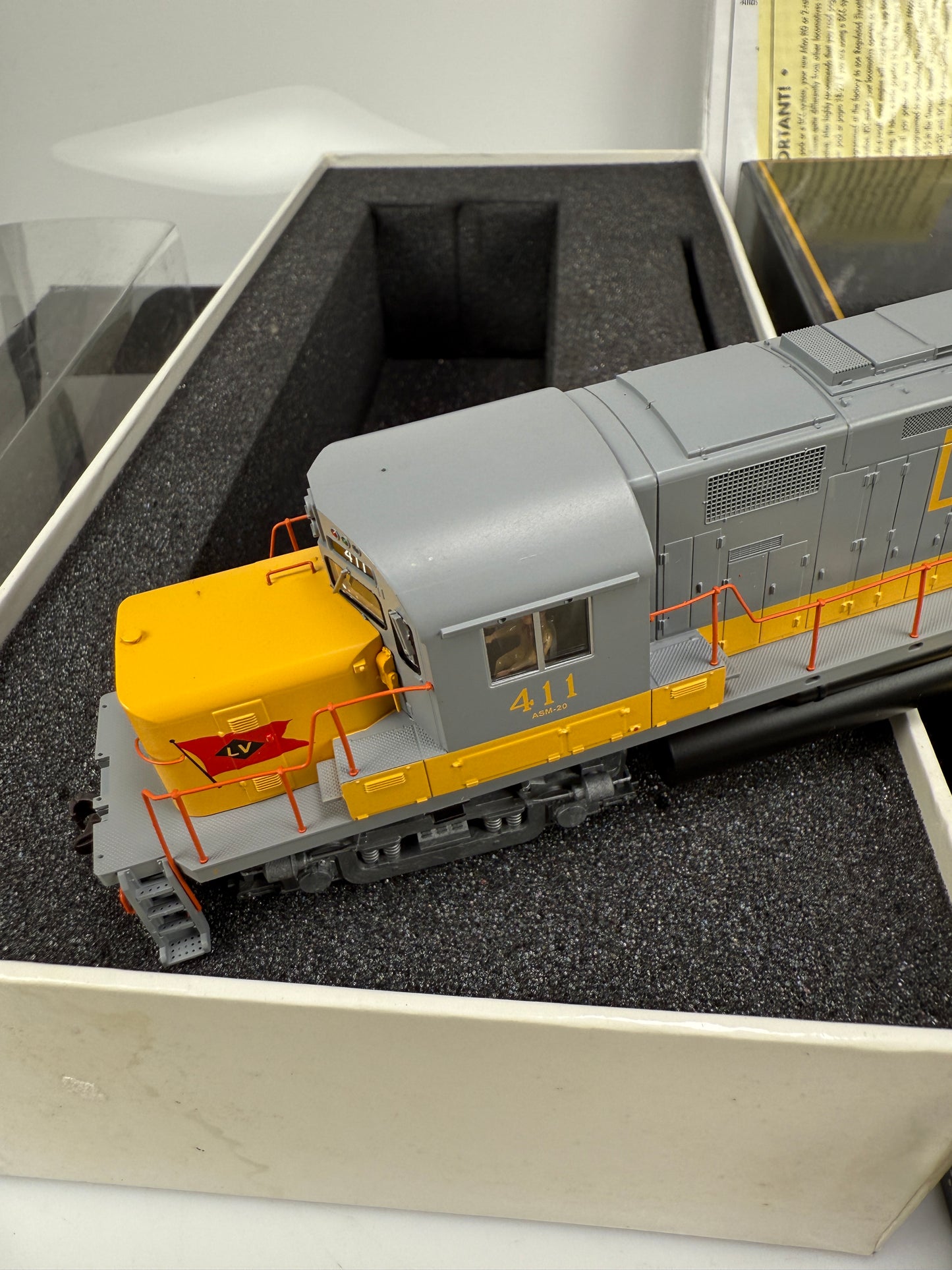 Atlas master gold HO 10000 Lehigh Valley 411 C420 PH1 Locomotive w/ DCC & Sound