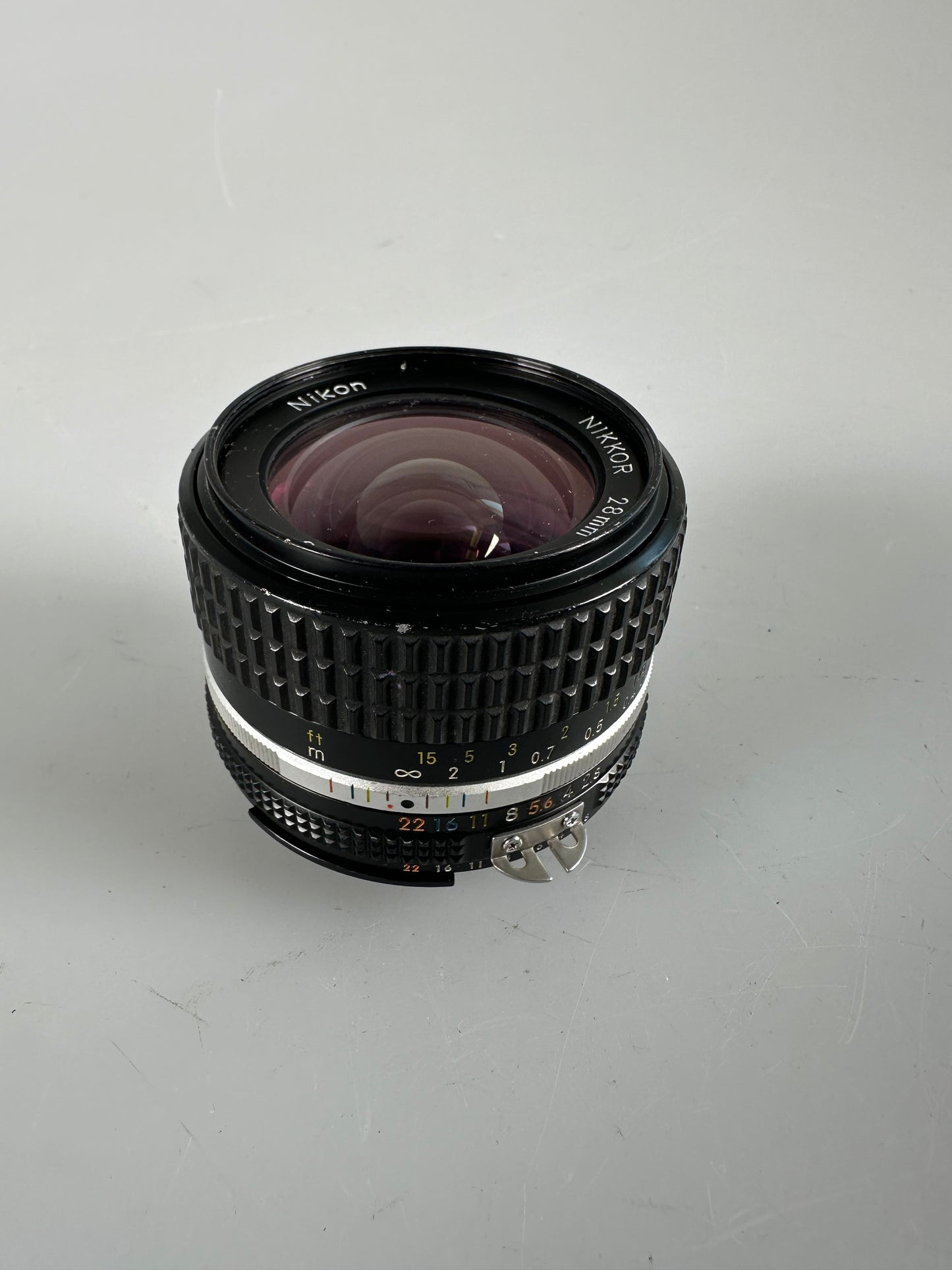 Nikon Ai-s Nikkor 28mm f2.8 Wide Angle MF Lens