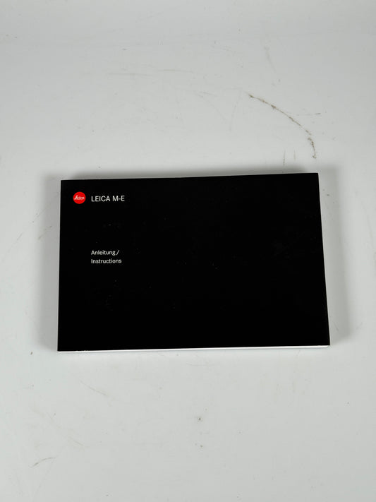 Leica M-E (2012) Genuine Camera Instruction Manual / Guide In English & German