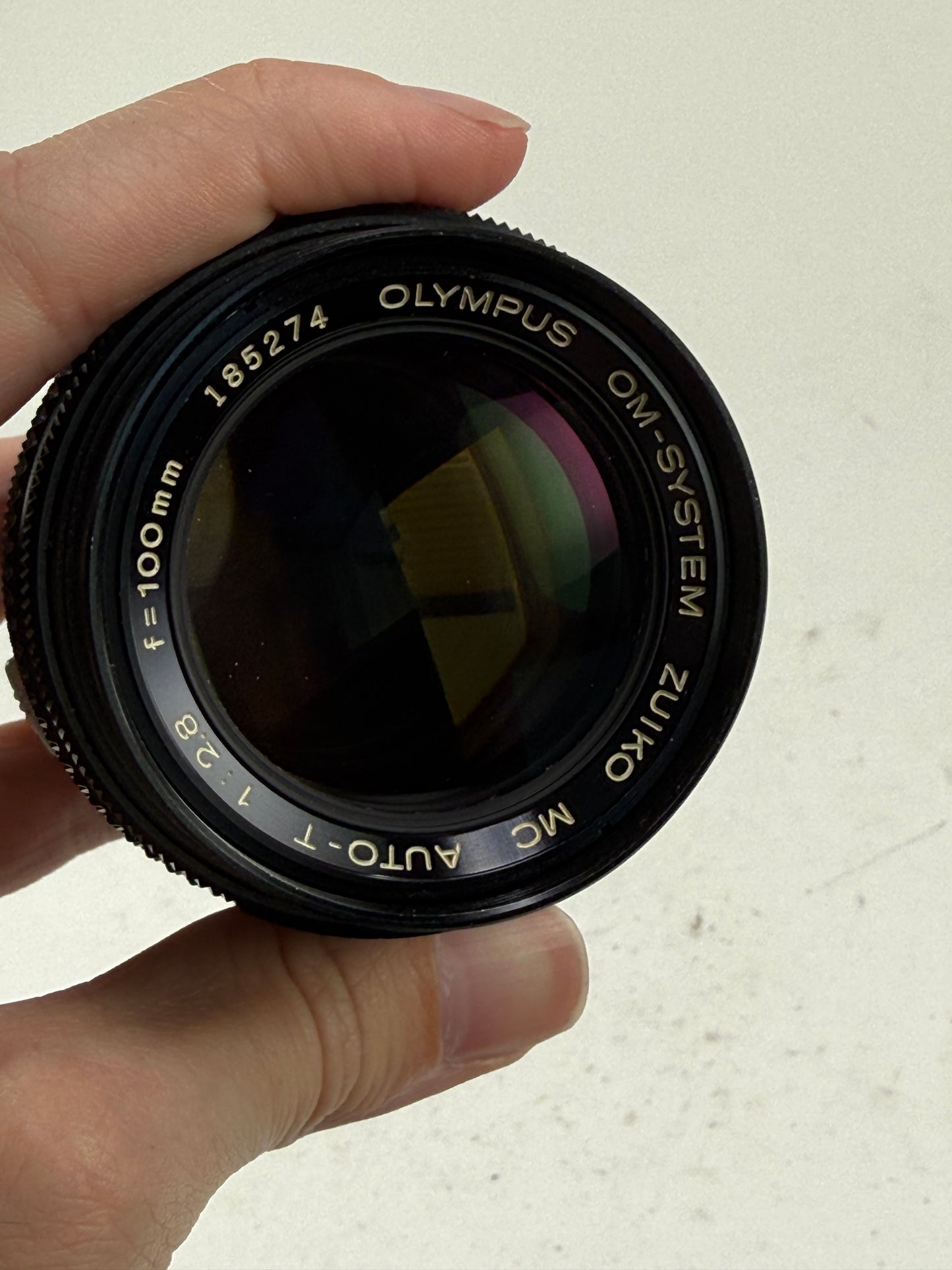 Olympus OM-SYSTEM Zuiko Auto T 100mm f2.8 MF Lens
