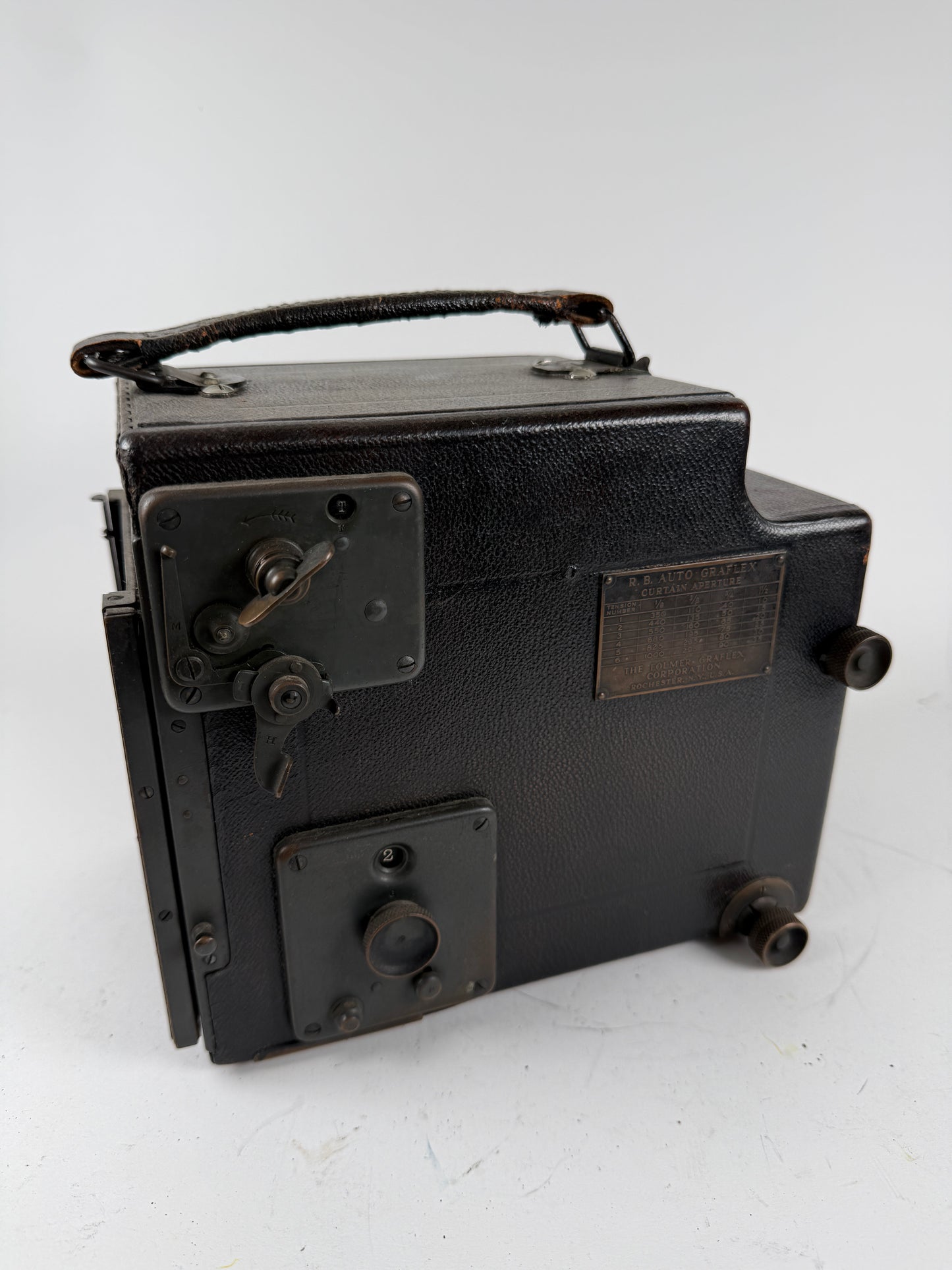 Graflex RB Auto Graflex 3x4 Curtain Aperture large format camera