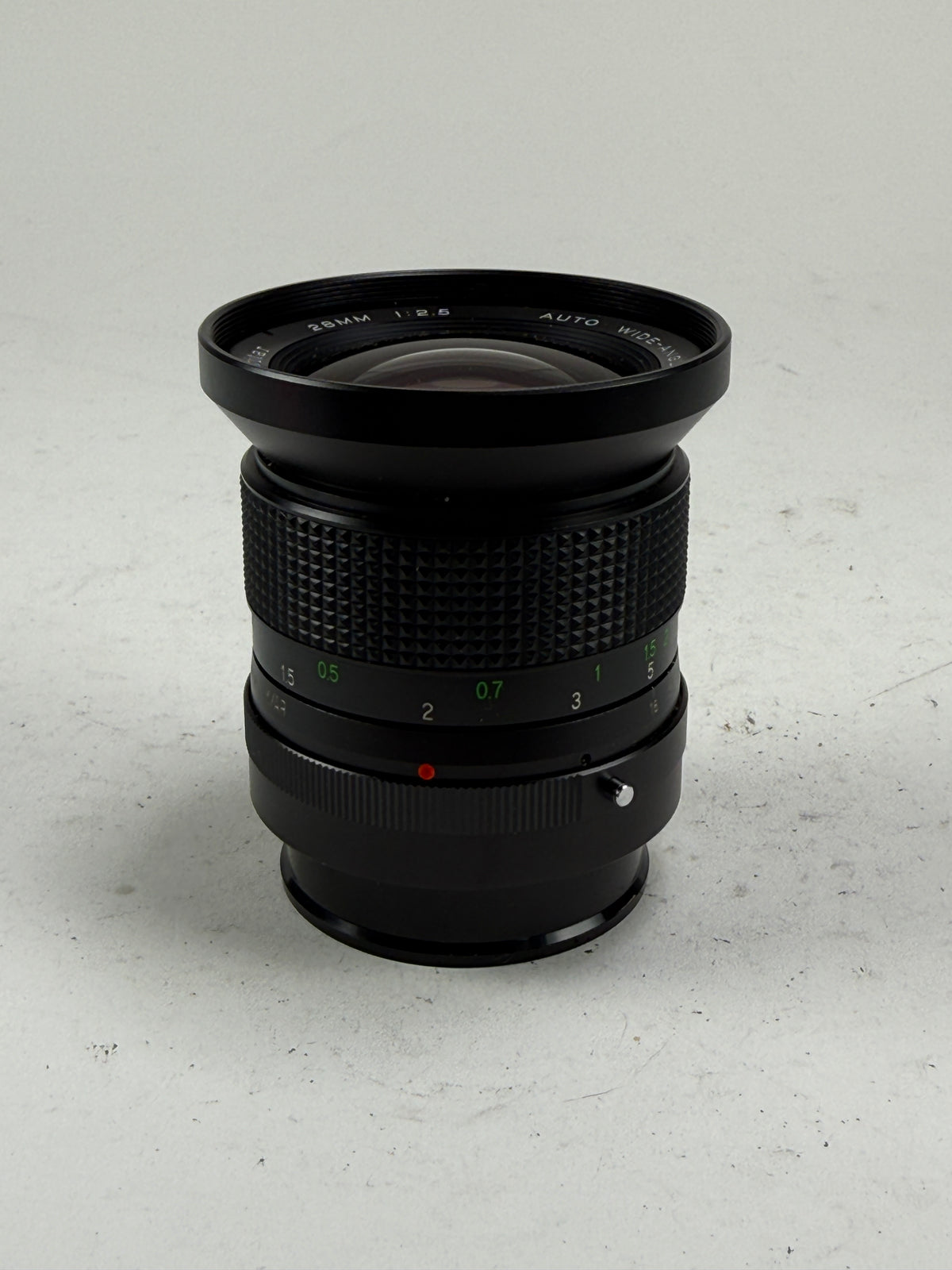 Vivitar Auto Wide angle MF 28mm F2.5 Konica Lens