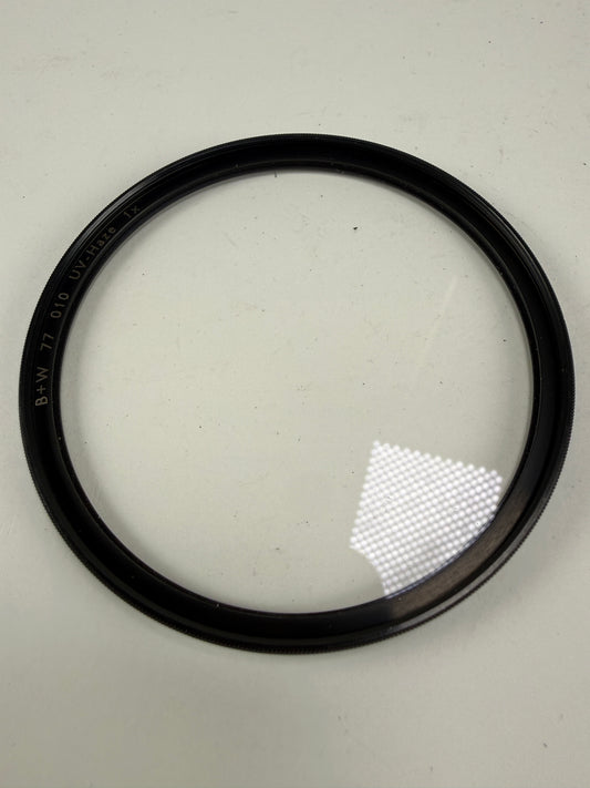 B+W 77mm 010 UV Haze 1x Clear UV Lens Filter