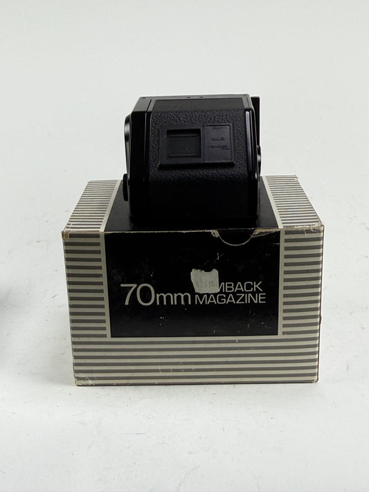 Zenza Bronica ETRS 70mm Film Back for Camera RARE