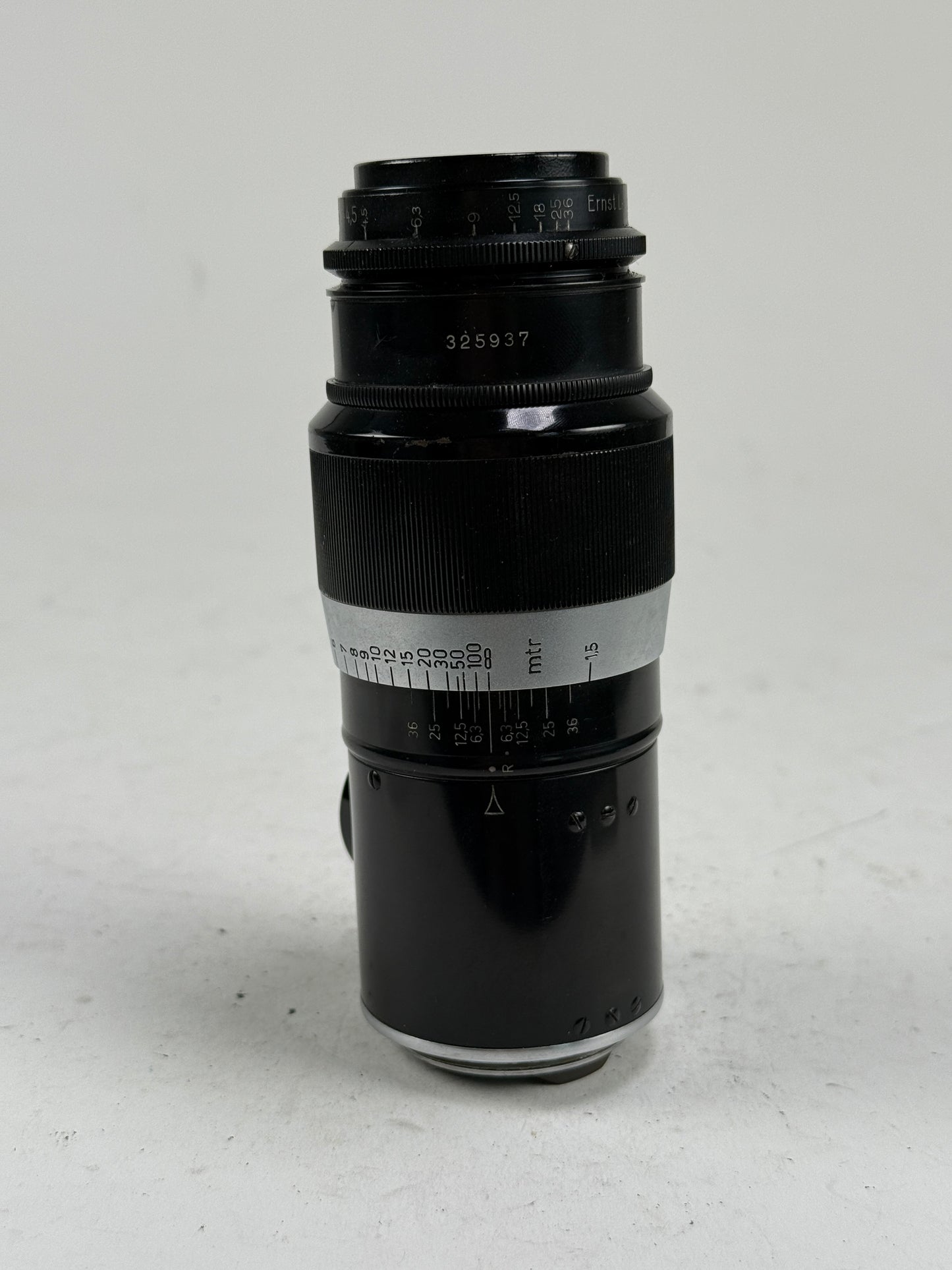 Leica 13.5cm (135mm) f4.5 Hektor LTM M39 Lens Black/Chrome