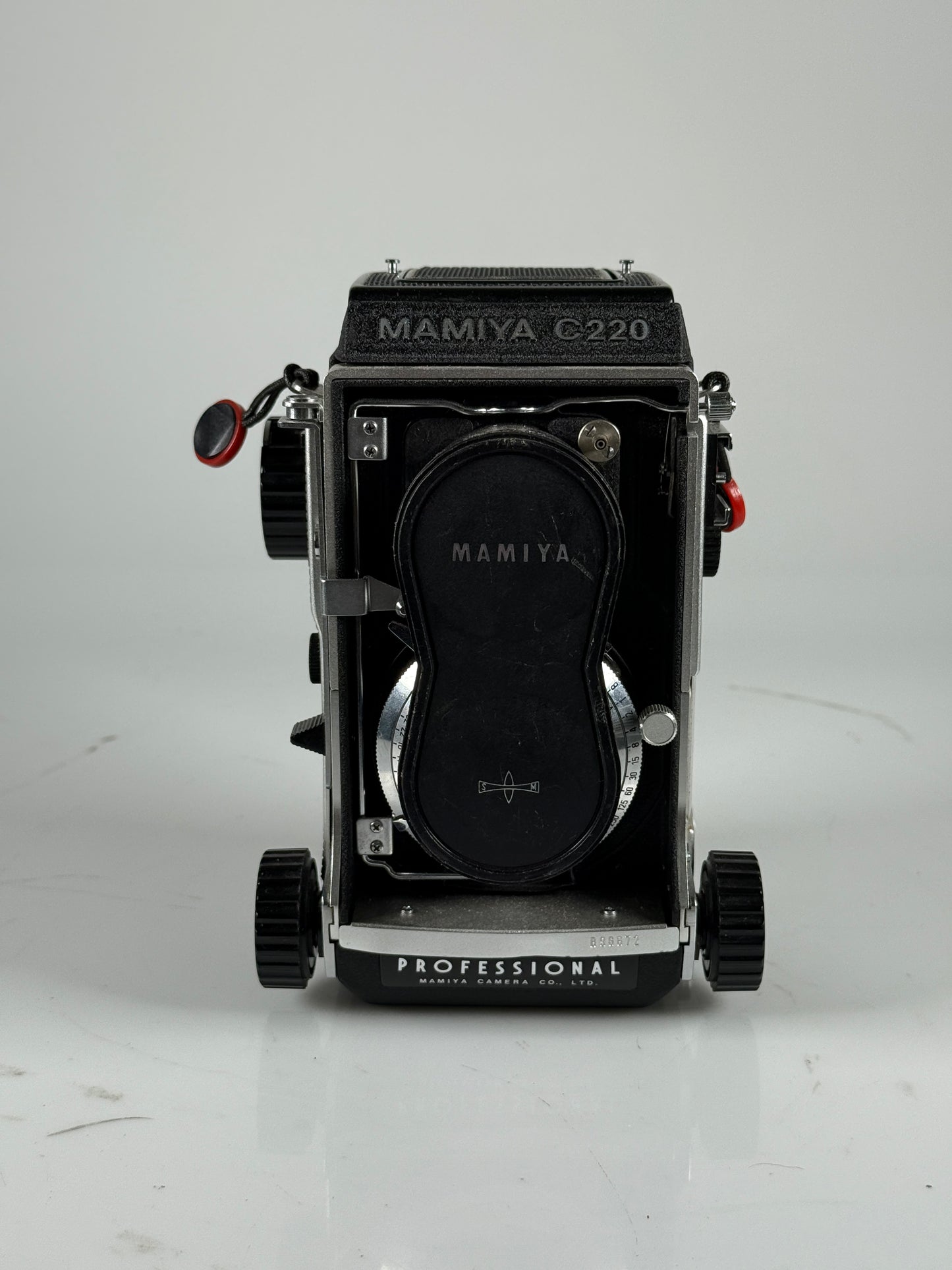 Mamiya C220 Pro TLR medium format Film camera kit 80mm f2.8 blue dot