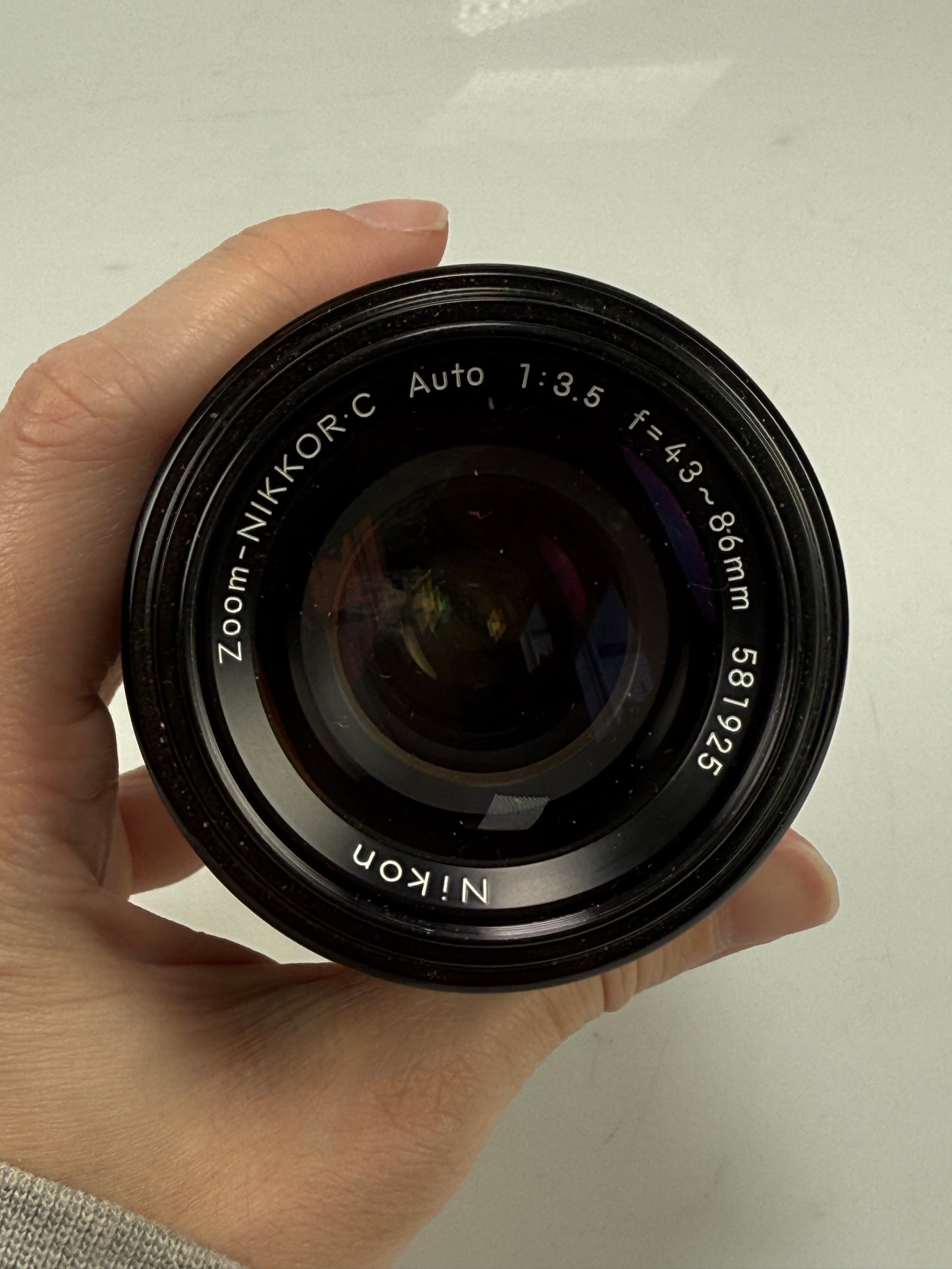 Nikon zoom NIKKOR 43-86mm f3.5 non Ai MF Manual Focus Lens