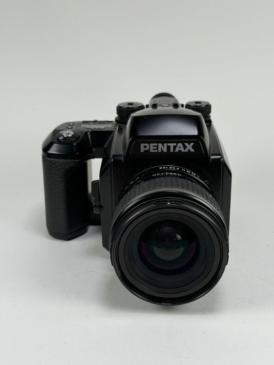 Pentax 645N Medium Format Film Camera + smc FA 45mm f2.8 Lens